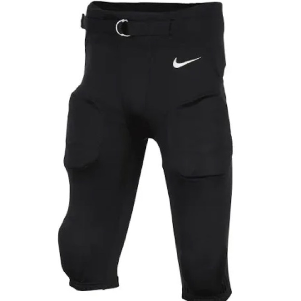Nike Football Pants with Pads Padding Black Dri-Fit L Large